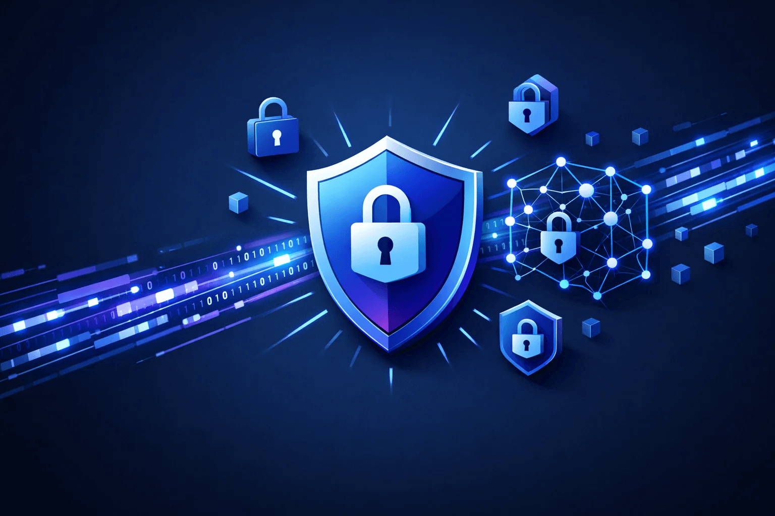 10 security rules for using AI - conceptual illustration