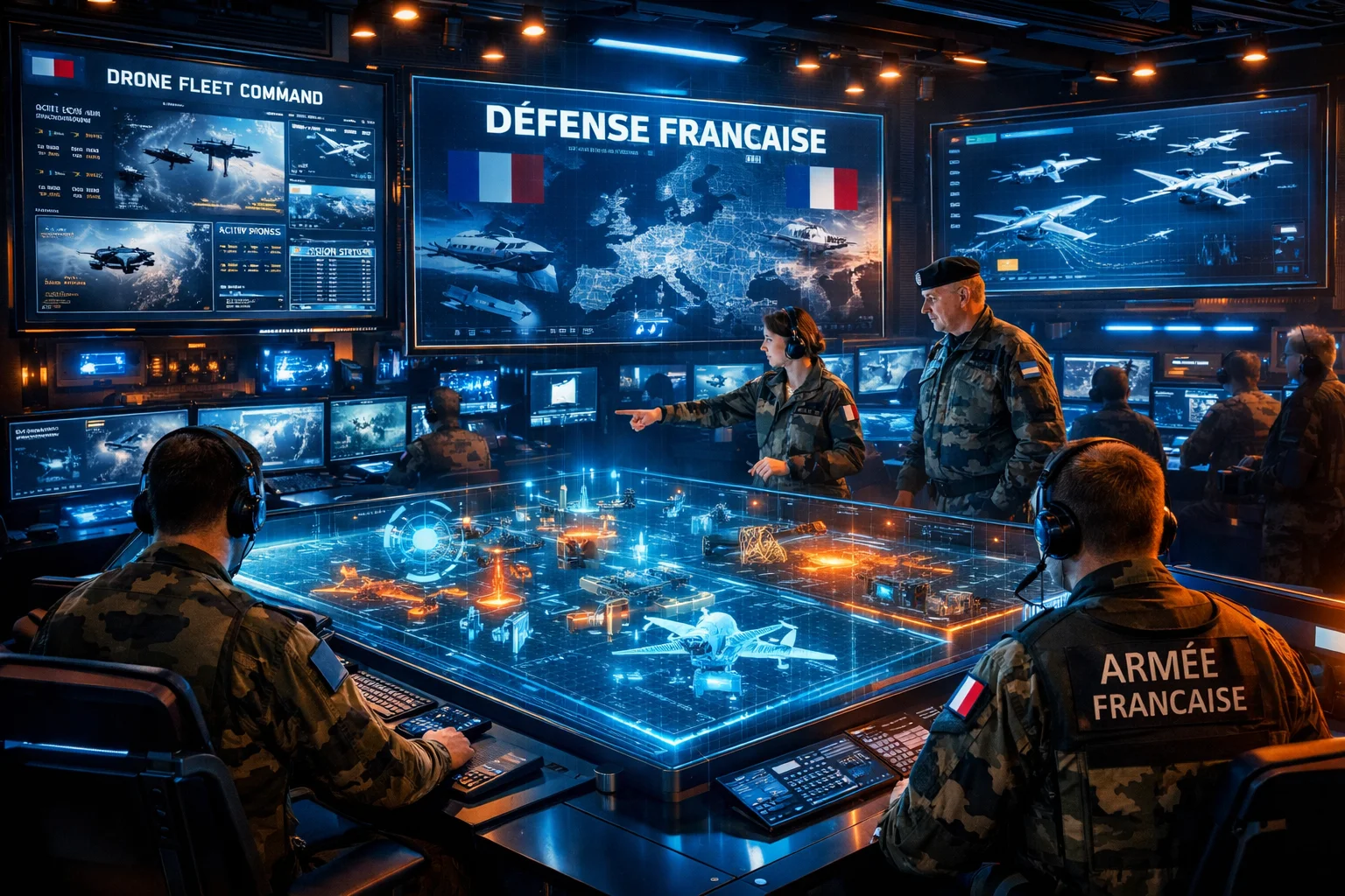 Drones autonomes Harmattan AI en action