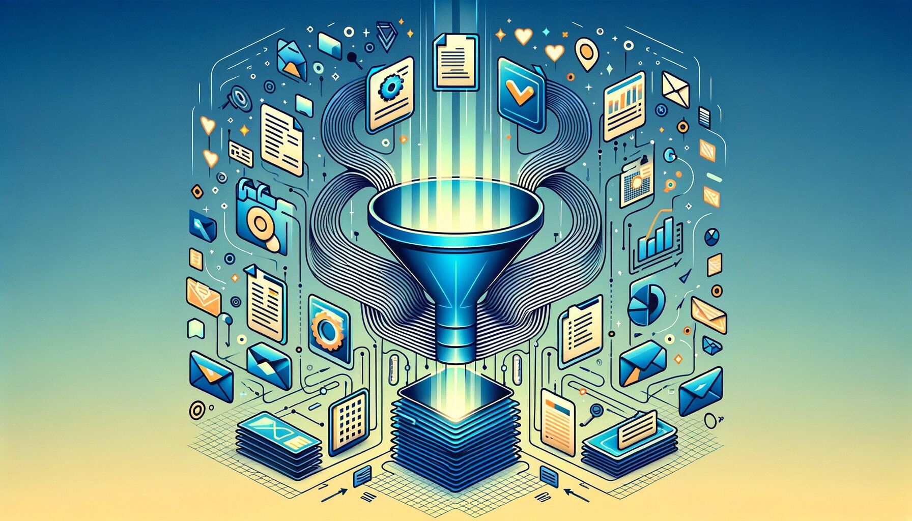 Data extraction process illustration